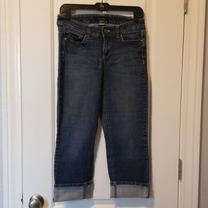 White House Black Market Cropped Jeans